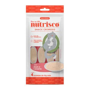 Petisco Cremoso Nutrisco para Gatos Atum e Camarão 56 g