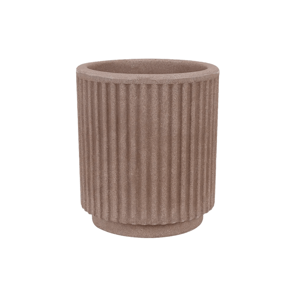 Vaso SP27 Cilindro Fosco 20 x 23cm Antique Castanho Vasart Único
