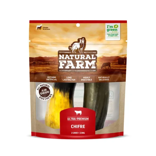 Petisco Chifre Bovino Natural Farm 238 g