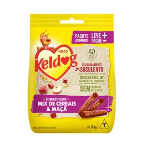 Petisco Keldog Bifinho Mix de Cereais e Maçã 500 g