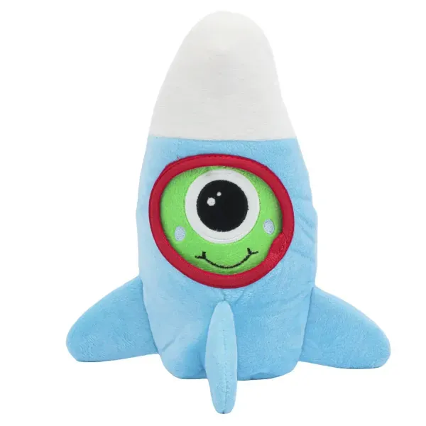Mordedor Pelúcia Galaxia Foguete Jambo Azul Único