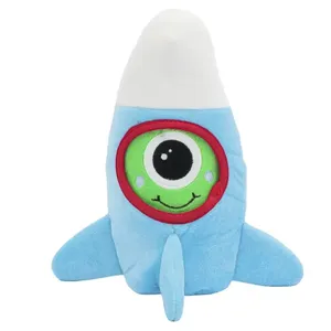 Mordedor Pelúcia Galaxia Foguete Jambo Azul Único