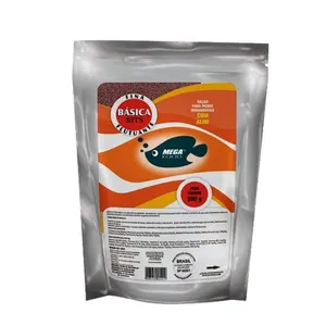 Ração Básica para Peixes Ornamentais Bits Alho Fina Mega Food 200g