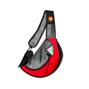 Bolsa Sling CãoGuru Tubline Vermelha Único