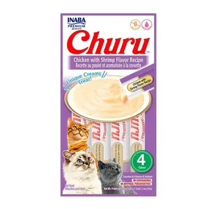 Petisco Churu Galinha e Camarão para Gatos 56 g