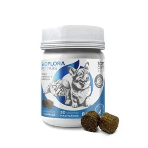 Suplemento Alimentar Soft Care Nuti Bioflora Pet Tabs 30 tabletes