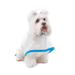 Capa de Chuva para Cachorro Azul Bichinho Chic N° 01