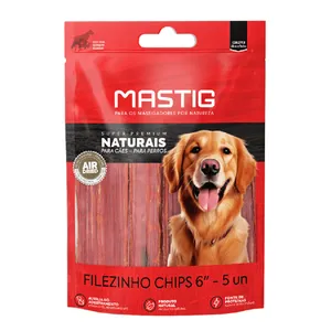 Petisco Filezinho Chips para Cães Mastig 5 unidades