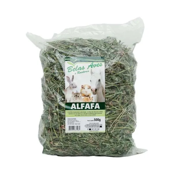 Alfafa Premium Belas Aves e Roedores 500 g