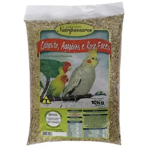 Mistura para Calopsita, Agapornis e Rose Faces Nutripássaros 10kg