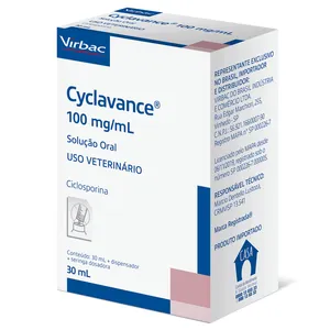 Cyclavance 100mg para Cães Virbac 30 ml