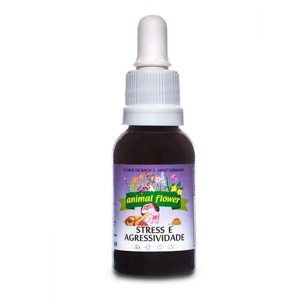 Floral Gotas Stress e Agressividade Animal Flower 30ml