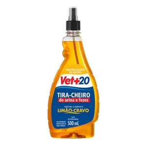 Tira Cheiro Spray Limão Cravo Vet+20 500ml