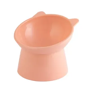 Comedouro Alto para Cães e Gatos HomePet Rosa 500 ml