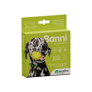 Banni Antipulgas para Cães de 20kg a 40kg 2,68 ml