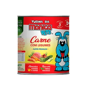 Ração Úmida Turma da Mônica Cães Carne com Legumes 280 g