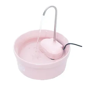 Fonte Bebedouro e Purificador Aqua Porcelain Amicus Bivolt Rosa Único