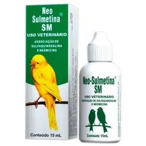 Neo Sulmetina SM para Pássaros Santa Marina 15 ml