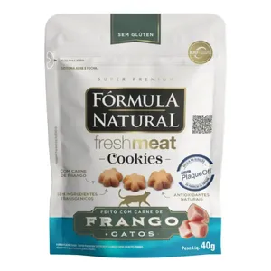 Cookies Fórmula Natural Fresh Meat Gatos Adultos Frango 40 g