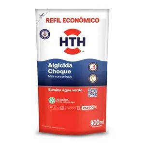 Refil Algicida de Choque Solução Água Verde HTH 900 ml