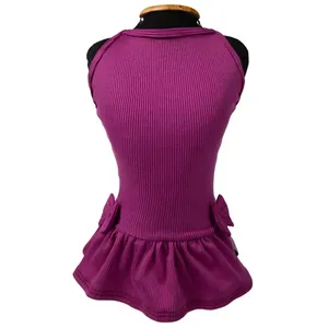 Vestido Canelado Roxo Fábrica Pet P