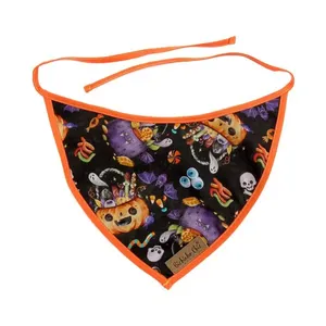 Bandana Halloween Bichinho Chic Laranja P