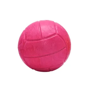 Bola Borracha Maciça Mini Tudo Pet Vermelha 100 mm