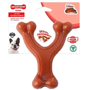 Brinquedo Mordedor Osso Wishbone Odontopet Até 15 kg