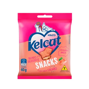 Petisco Gatos Kelcat Snacks Salmão 40 g