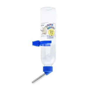 Bebedouro Plástico Drink Mouse Tudo Pet Azul 200 ml
