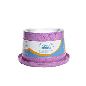 Comedouro Antiformiga para Gatos Mr. Bigode NF Pet Rosa 140ml
