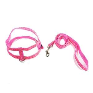 Guia e Peitoral Pata e Osso Rosa Santa Fé Pet Nº 03