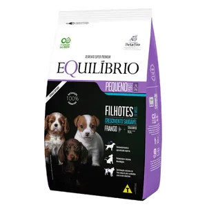 Ração Equilíbrio para Cães Filhotes Porte Pequeno Frango 7,5 kg