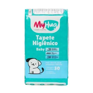 Tapete Higiênico MyHug Baby 60x55cm para Cães Filhotes 30 unidades