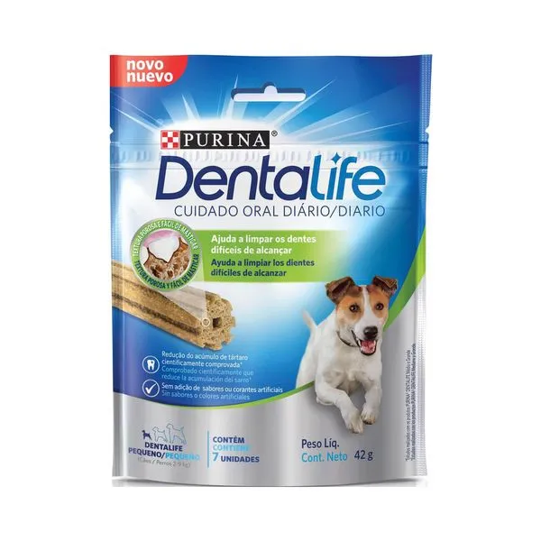 Petisco DentaLife Cães Adultos Pequenos 7 unidades