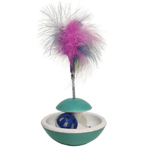 Brinquedo Bola de Sino com Penas para Gatos Savana Único