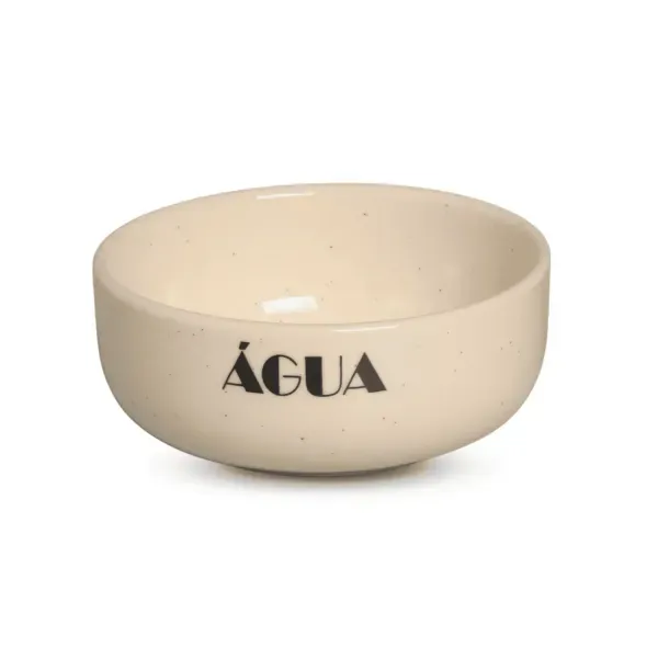 Bebedouro Porcelana Marmorado Médio Bege 390 ml