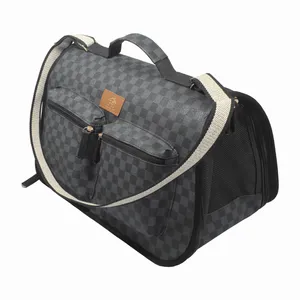 Bolsa de Transporte Fechada Luxo Fábrica Pet Grey Único