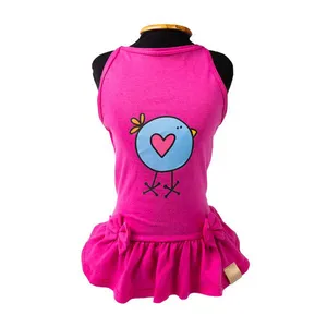 Vestido Pintinho Rosa Fábrica Pet PP