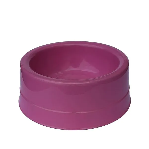 Comedouro Alumínio Pesado Royale Rosa M