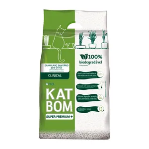 Areia para Gato Katbom Clinical Granulado Higiênico Biodegradável 3 kg