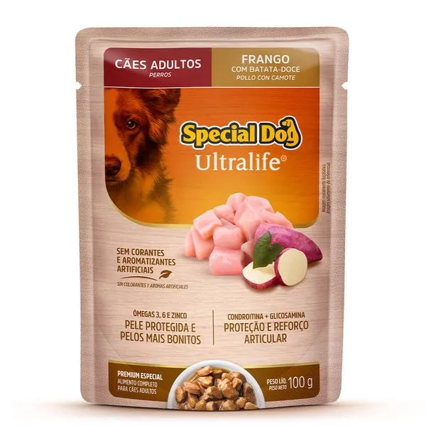 Ração Úmida Special Dog Ultralife Cães Adultos Frango 100 g