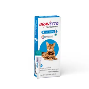 Antipulgas Bravecto Transdermal Gatos 2,8 a 6,25kg 250 mg