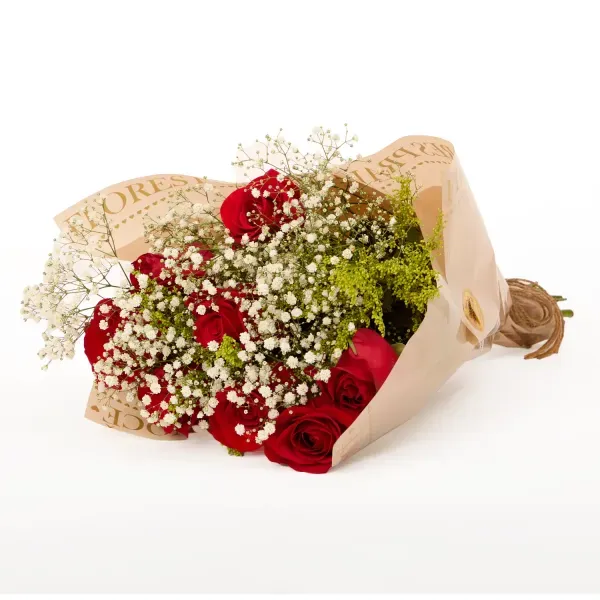 Buquê Leiden com Flores Naturais Único