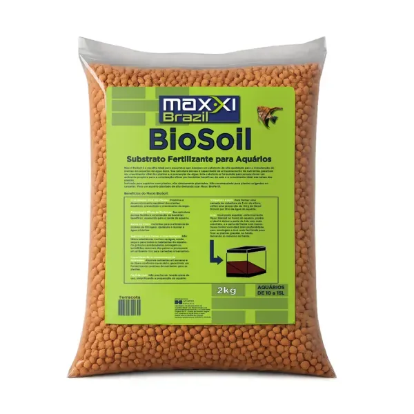 Substrato Fertilizante Maxxi BioSoil para Aquário 2 kg