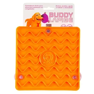 Comedouro Buddy Lambe Ondas para Cães e Gatos Buddy Toys Único