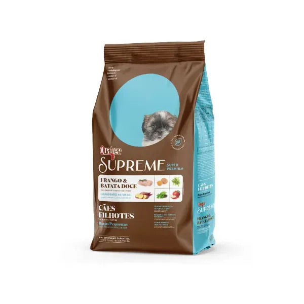 Ração Quatree Supreme Cães Filhotes Raças Pequenas 3 kg