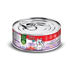 Ração Úmida Turma da Mônica Gatos Filé Mignon com Legumes 120 g