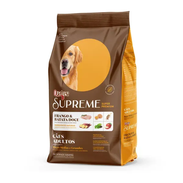 Ração Quatree Supreme Cães Adultos Raças Médias e Grandes 15 kg