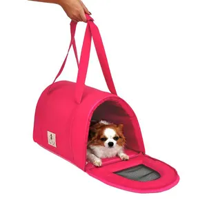 Bolsa de Transporte Luxo Bichinho Chic Rosa P